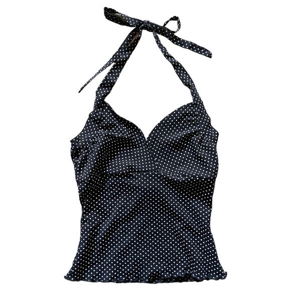 Polka Dot Halter Top - Picture 1 of 3